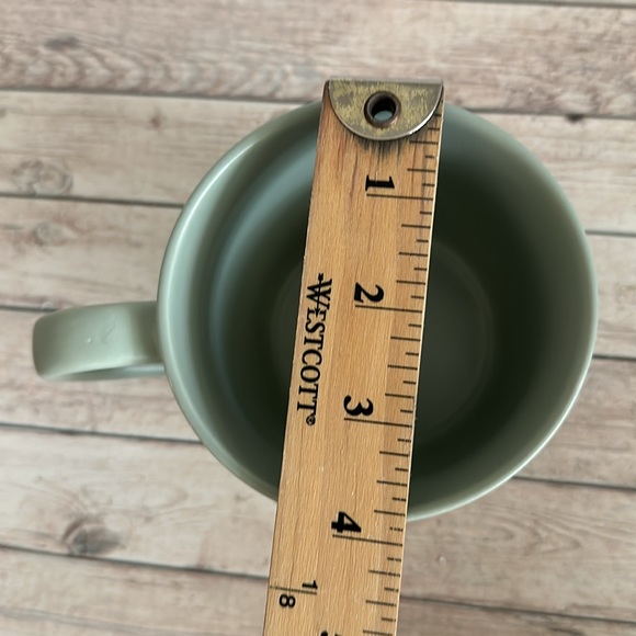 Threshold Stoneware ‘Do Not Disturb’ Mint & Tan Coffee Tea Mug Cup -16 oz- NEW - Picture 5 of 5